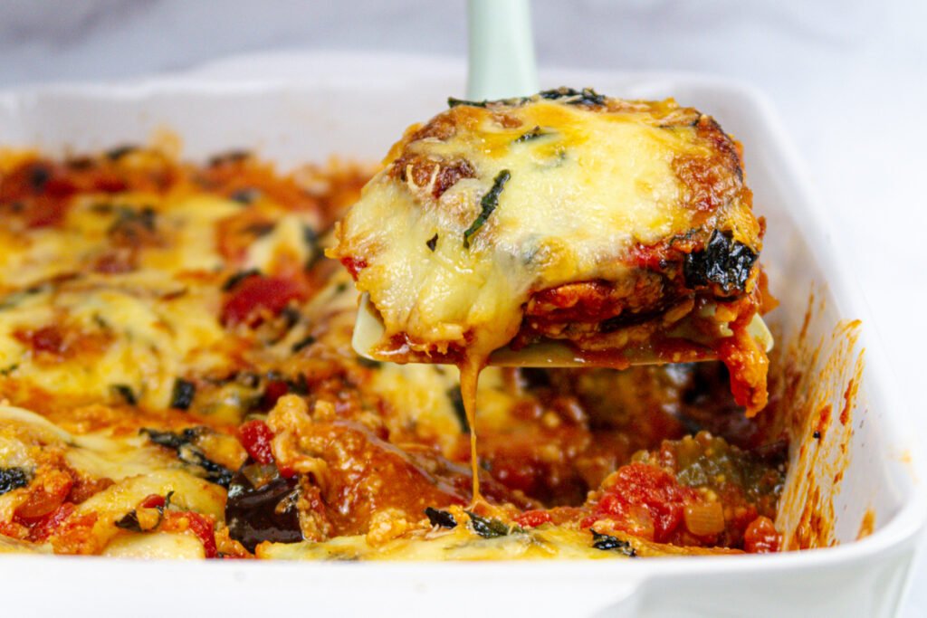 healthy Baked Eggplant Parmesan