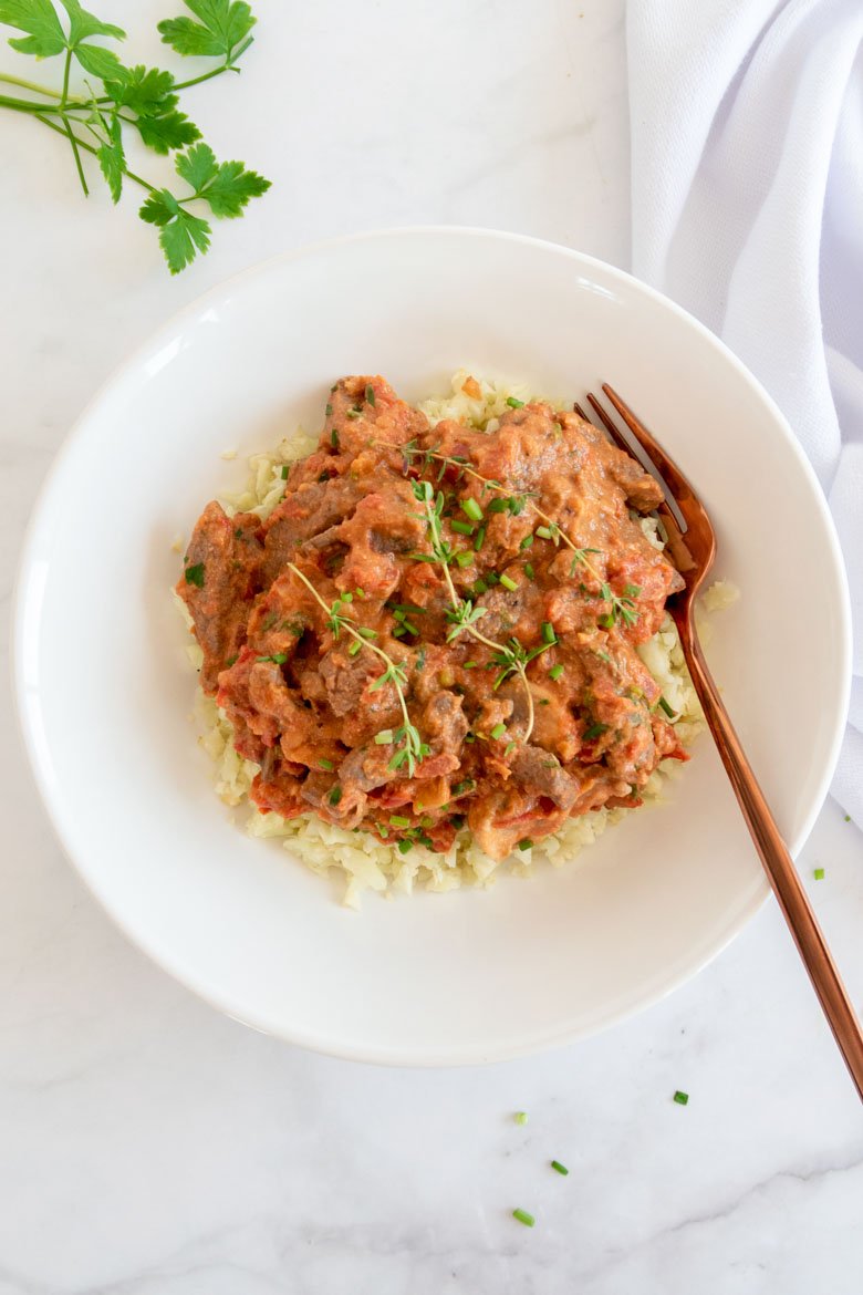 beef and mushroom beef stroganoff