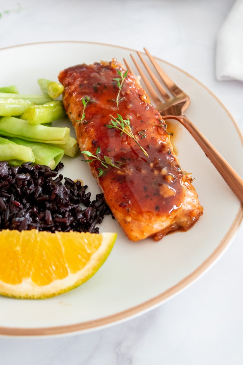 Healthy Honey Glazed Salmon