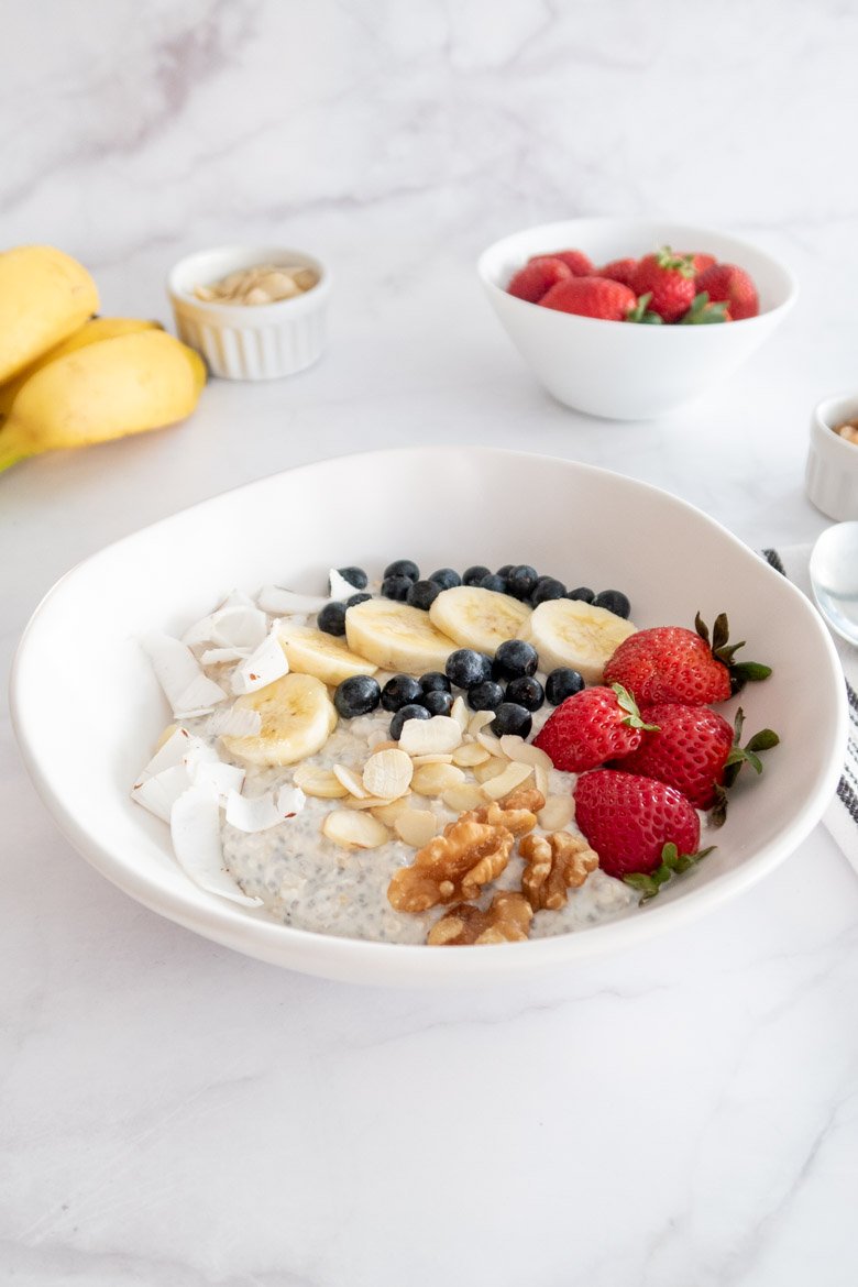 Healthy Overnight Oats With Yogurt
