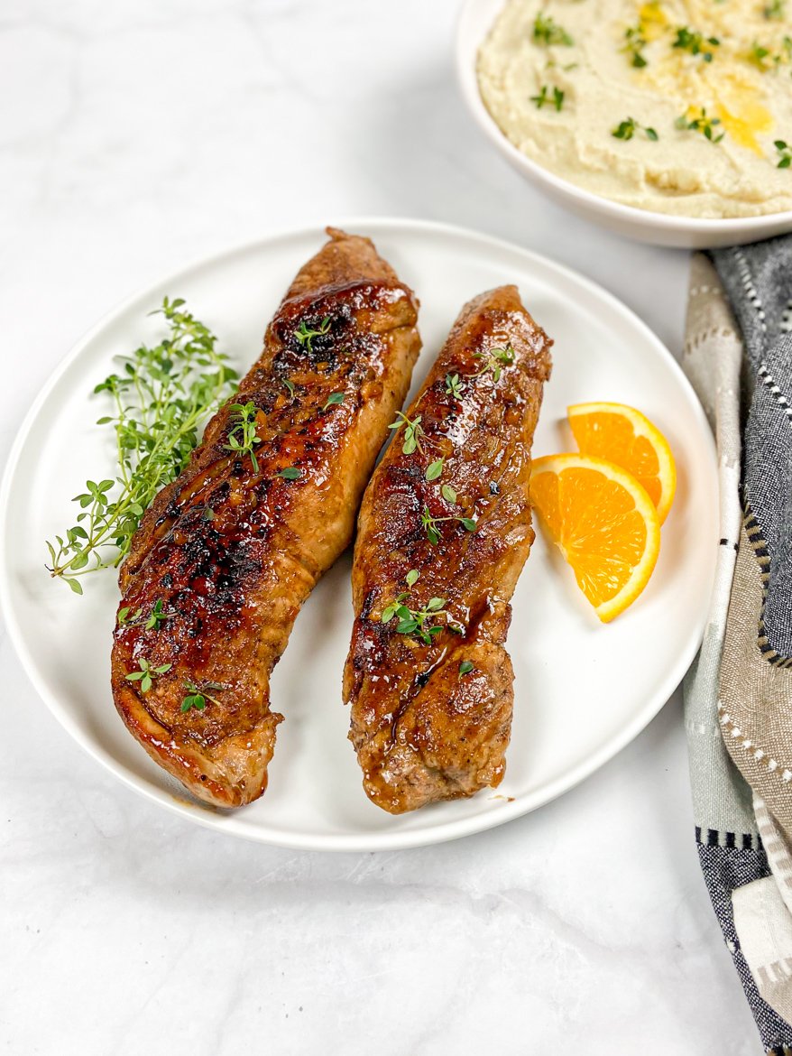 roasted pork tenderloin with honey garlic sauce