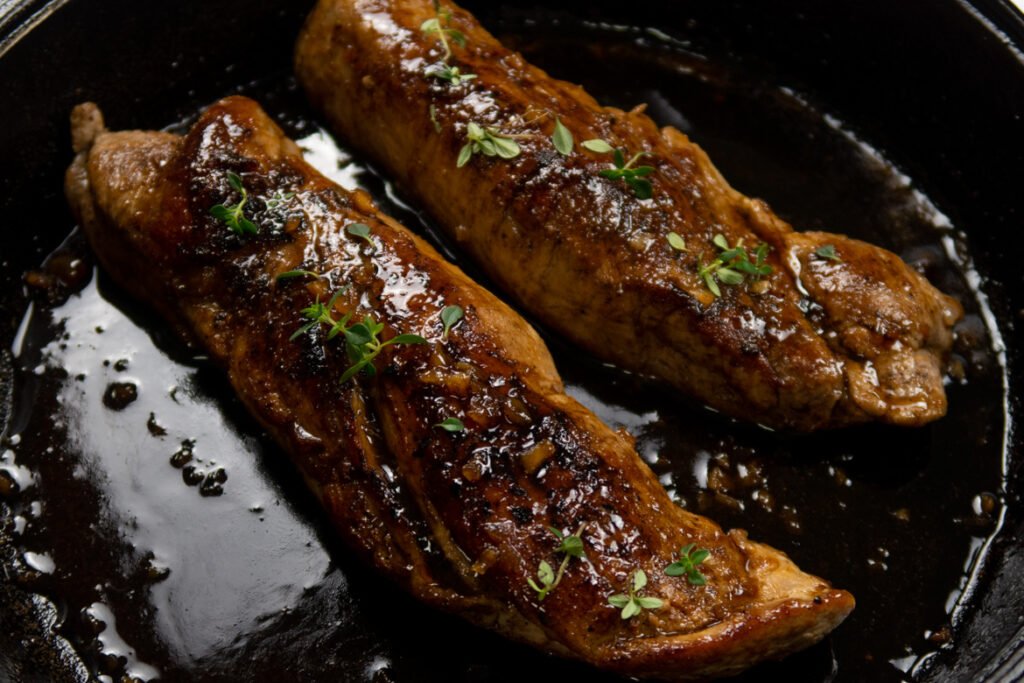 roasted pork tenderloin with honey and garlic sauce