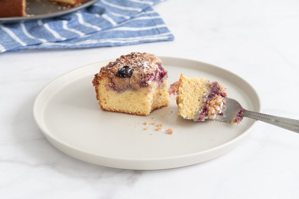 ciasto bez cukru z borówkami