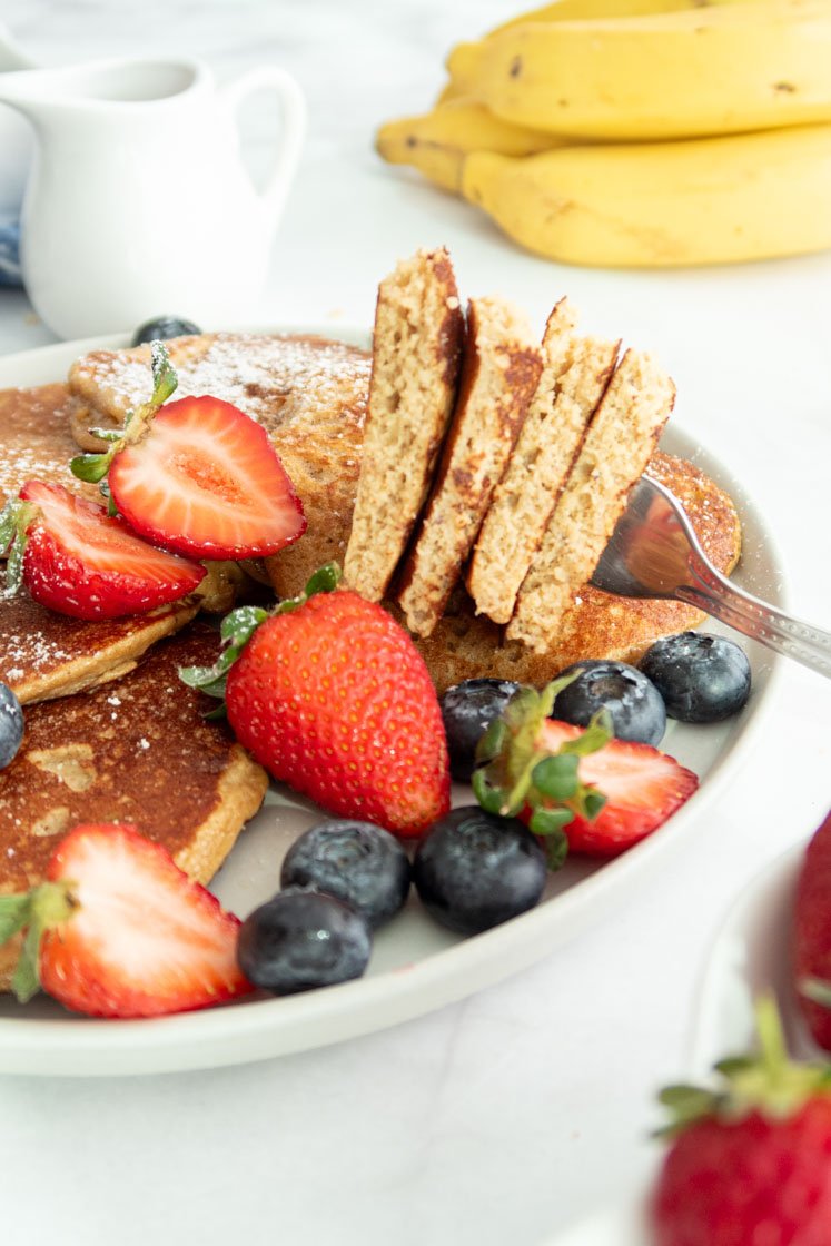 Banana Oats Pancakes
