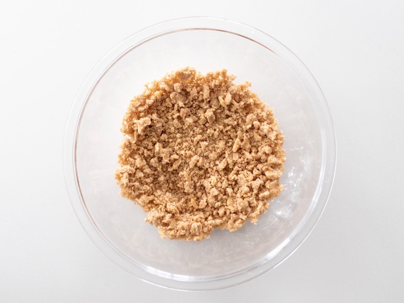 kruszonka na bezglutenowe ciasto z borówkami